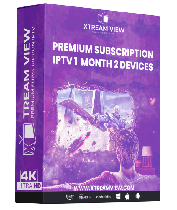 IPTV Subscription 1 Month 2 Devices