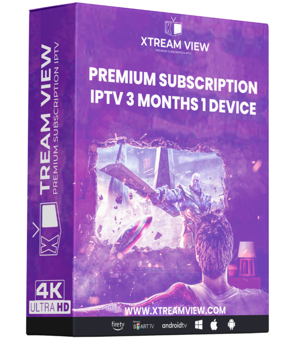 IPTV Subscription 3 Months 1 Device