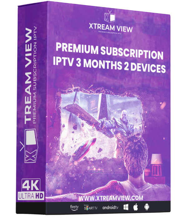 IPTV Subscription 3 Months 2 Devices